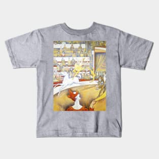 High Resolution Seurat - The Circus - Digitally Remastered Kids T-Shirt